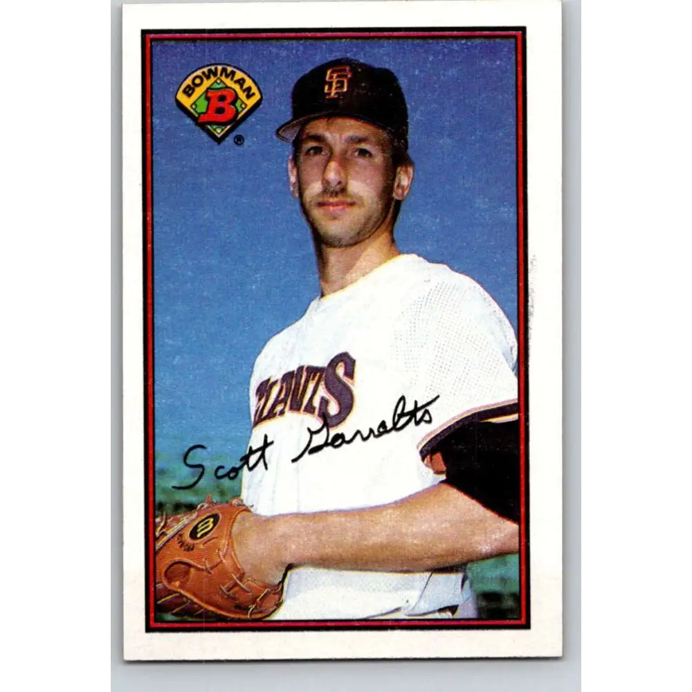 1989 Bowman #467 Scott Garrelts NM-MT San Francisco Giants Baseball Card Image 1