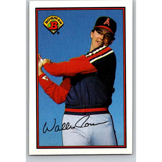 1989 Bowman #47 Wally Joyner NM-MT California Angels Baseball Card Image 1