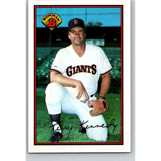 1989 Bowman #470 Terry Kennedy NM-MT San Francisco Giants Baseball Card Image 1