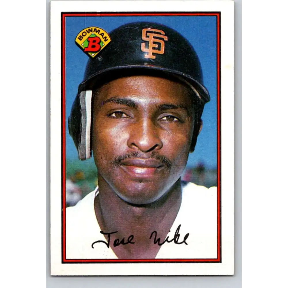 1989 Bowman #471 Jose Uribe NM-MT San Francisco Giants Baseball Card Image 1