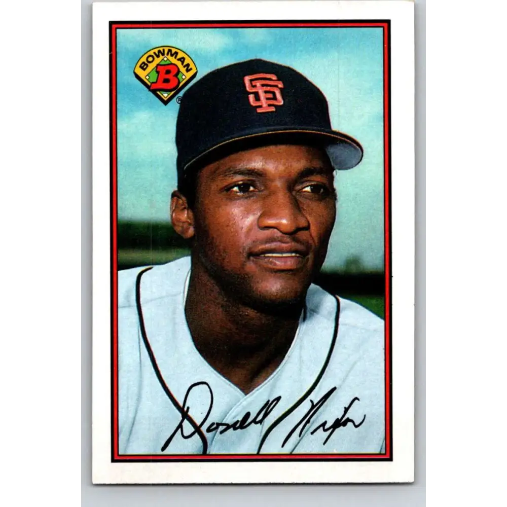 1989 Bowman #477 Donell Nixon NM-MT San Francisco Giants Baseball Card Image 1