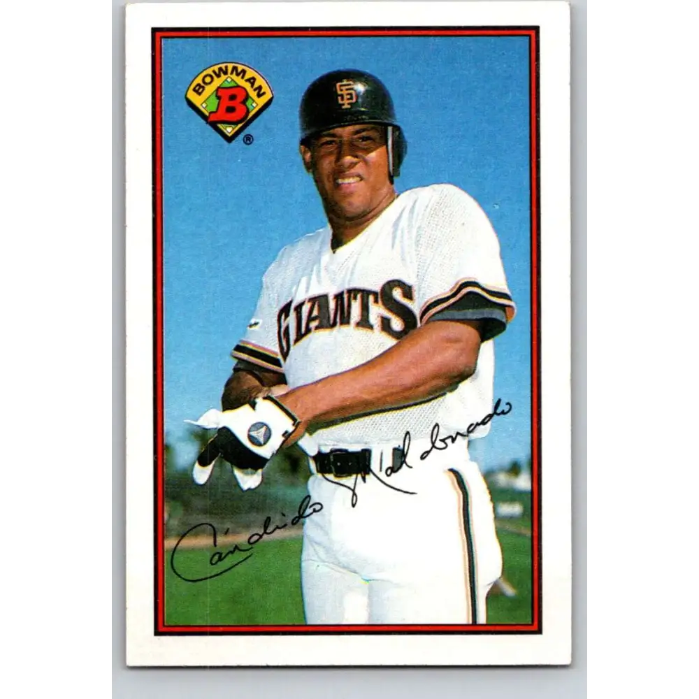 1989 Bowman #478 Candy Maldonado NM-MT San Francisco Giants Baseball Card Image 1