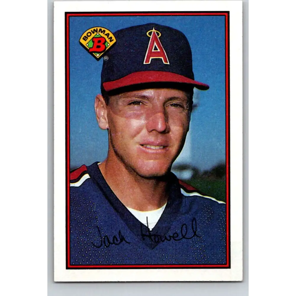 1989 Bowman #48 Jack Howell NM-MT California Angels Baseball Card Image 1