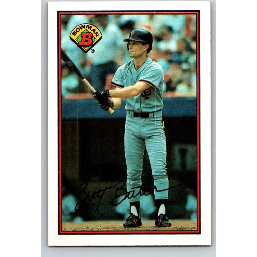 1989 Bowman #480 Brett Butler NM-MT San Francisco Giants Baseball Card Image 1