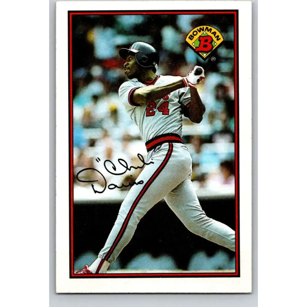 1989 Bowman #50 Chili Davis NM-MT California Angels Baseball Card Image 1