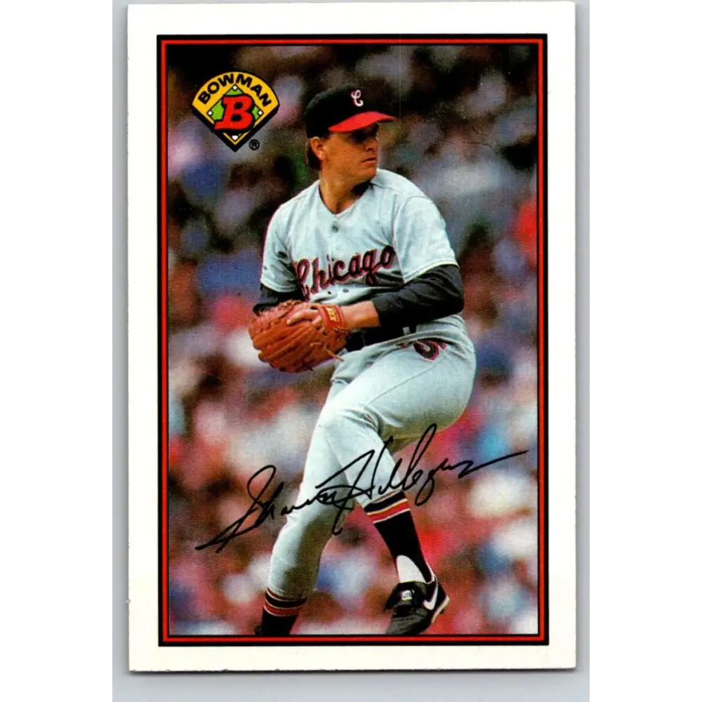 1989 Bowman #58 Shawn Hillegas NM-MT Chicago White Sox Baseball Card Image 1