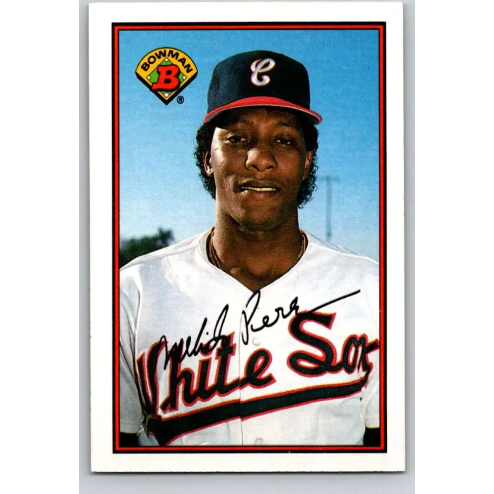 1989 Bowman #59 Melido Perez NM-MT Chicago White Sox Baseball Card Image 1