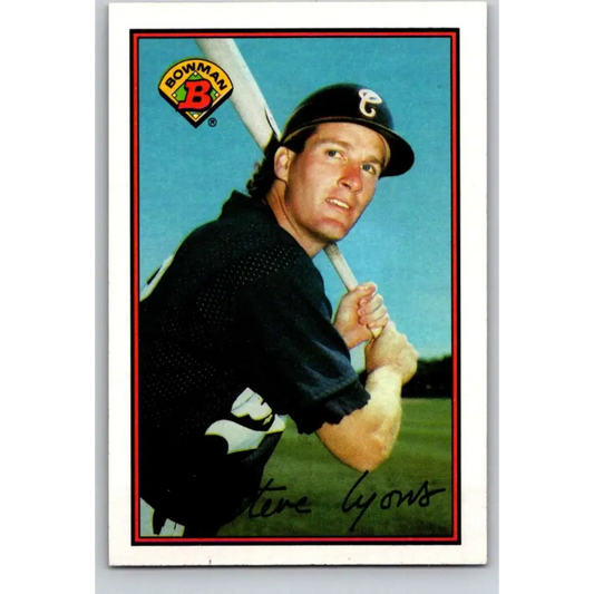 1989 Bowman #63 Steve Lyons NM-MT Chicago White Sox Baseball Card Image 1