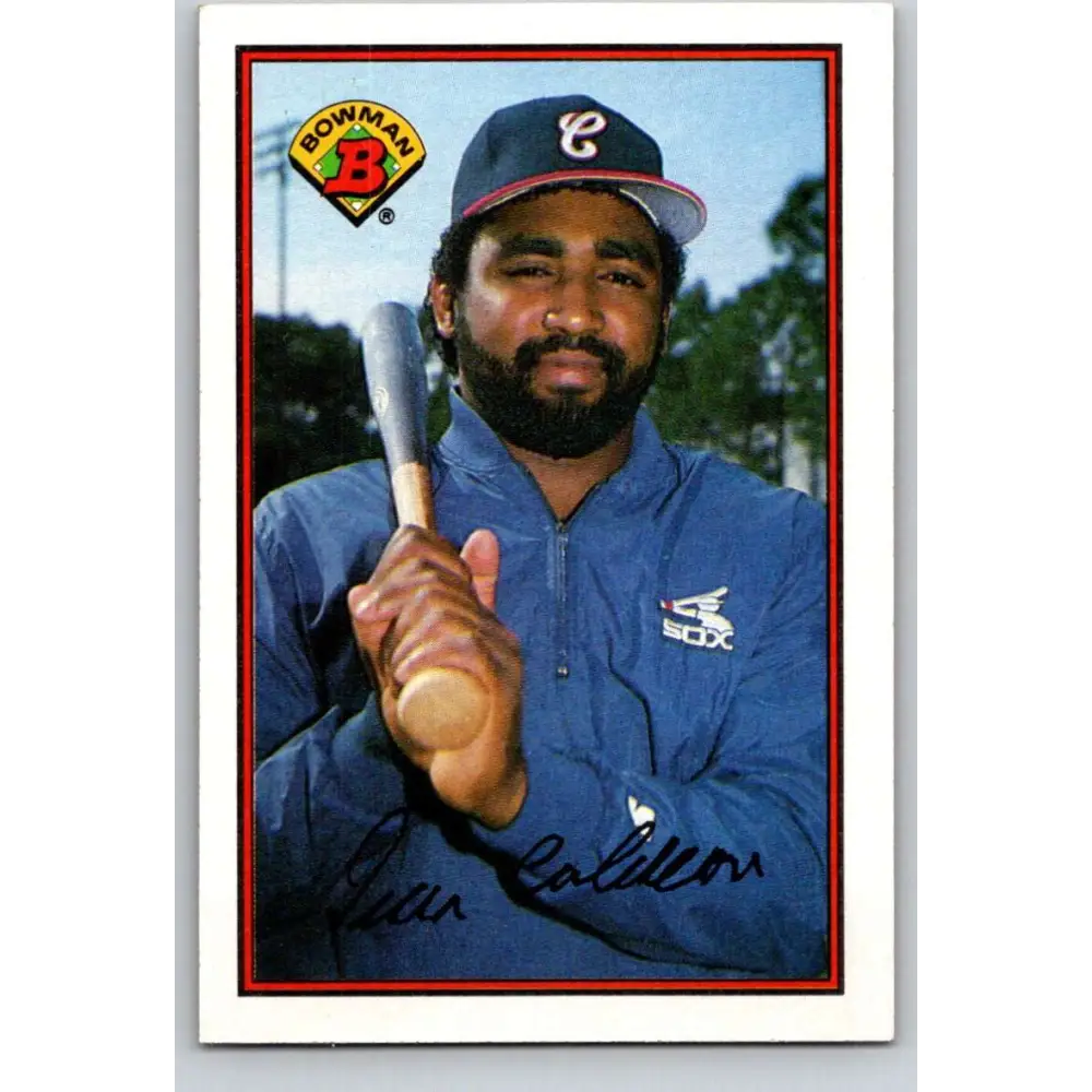 1989 Bowman #68 Ivan Calderon NM-MT Chicago White Sox Baseball Card Image 1