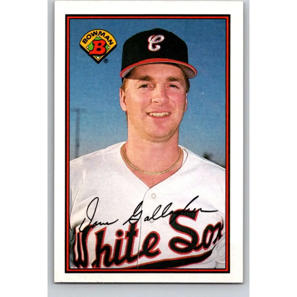 1989 Bowman #71 Dave Gallagher NM-MT RC Rookie Chicago White Sox Baseball Card Image 1