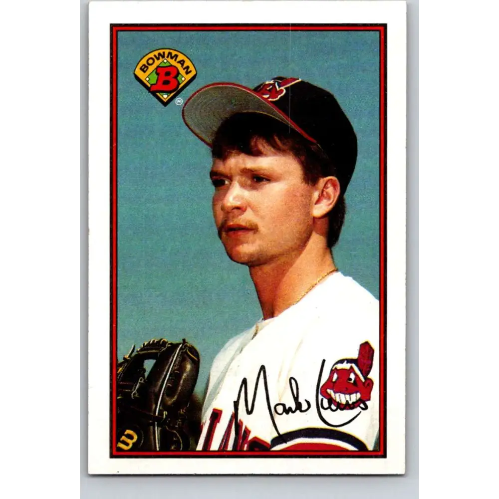 1989 Bowman #87 Mark Lewis NM-MT RC Rookie Cleveland Indians Baseball Card Image 1
