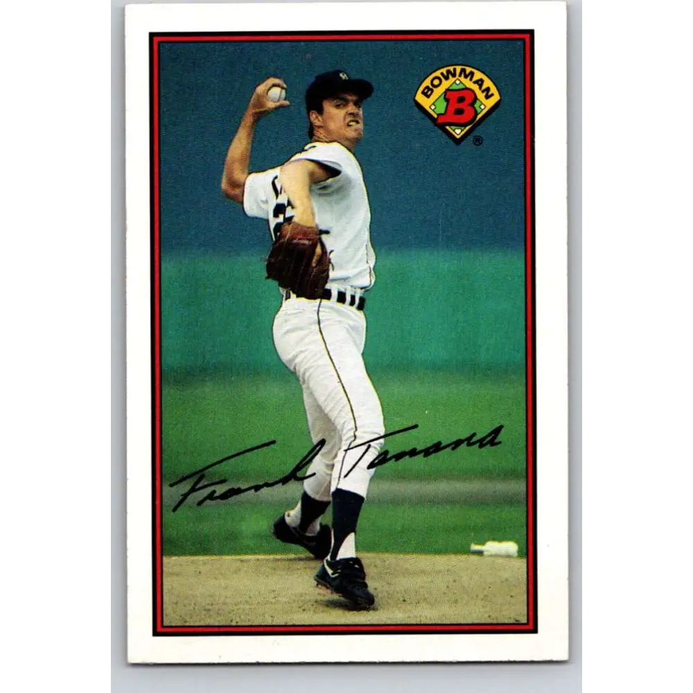 1989 Bowman #92 Frank Tanana NM-MT Detroit Tigers Baseball Card Image 1