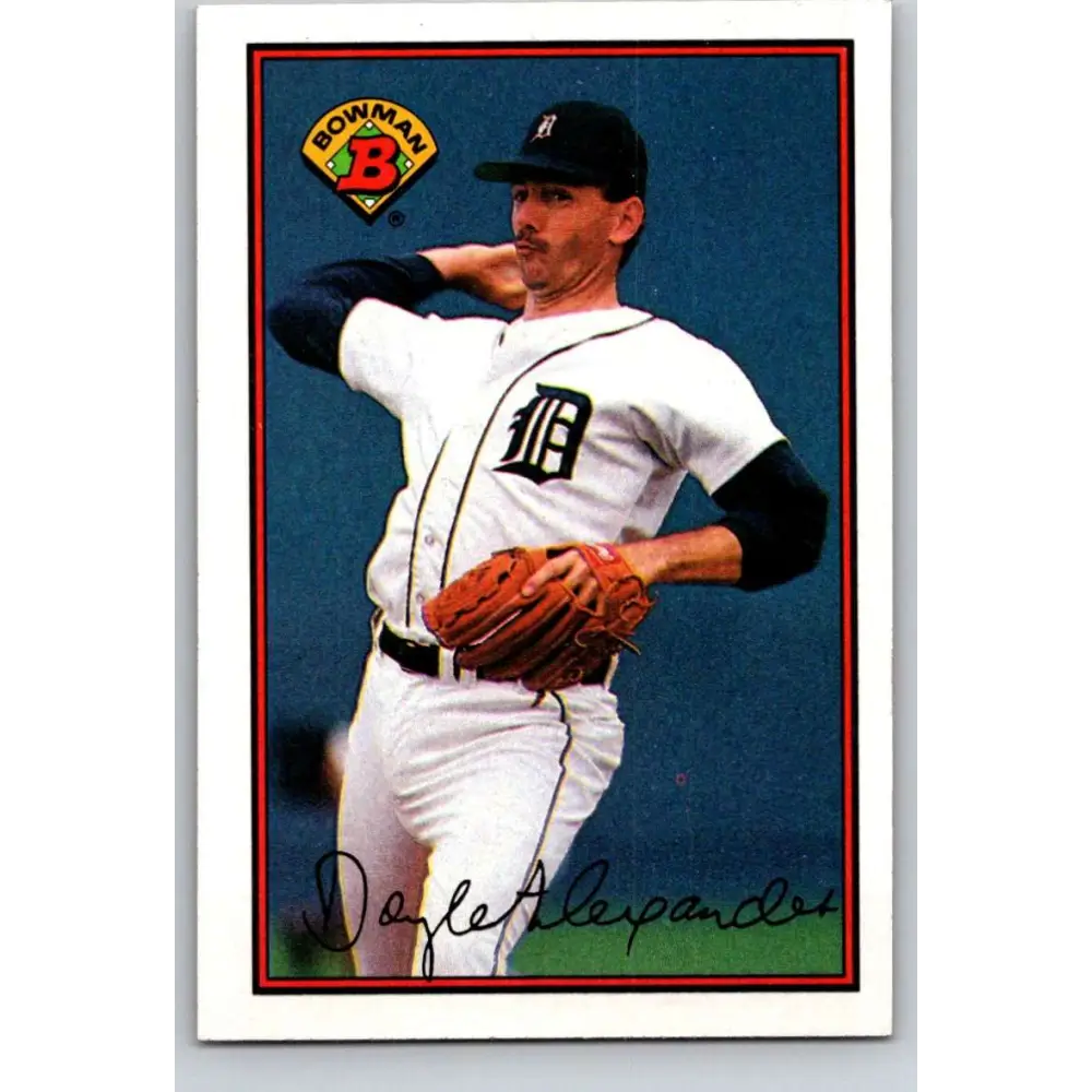 1989 Bowman #94 Doyle Alexander NM-MT Detroit Tigers Baseball Card Image 1
