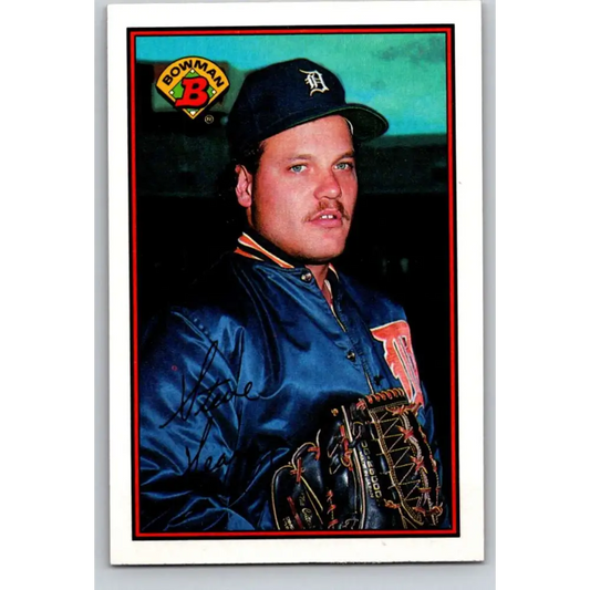 1989 Bowman #95 Steve Searcy NM-MT Detroit Tigers Baseball Card Image 1