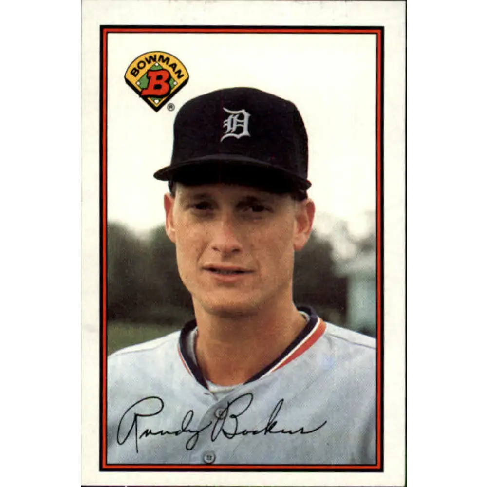 1989 Bowman #96 Randy Bockus NM-MT Detroit Tigers Baseball Card Image 1