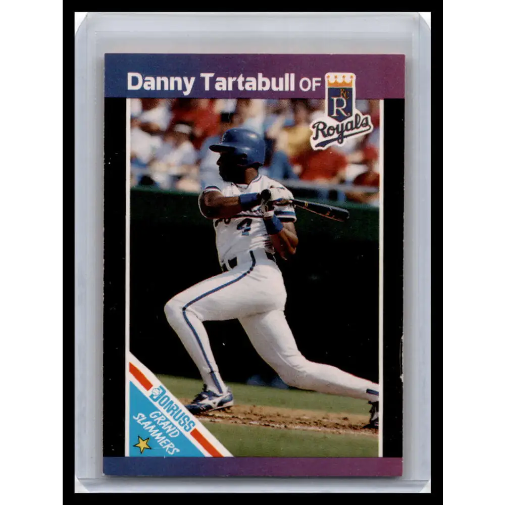 1989 Donruss #10 Danny Tartabull NM-MT Kansas City Royals Baseball Card Image 1