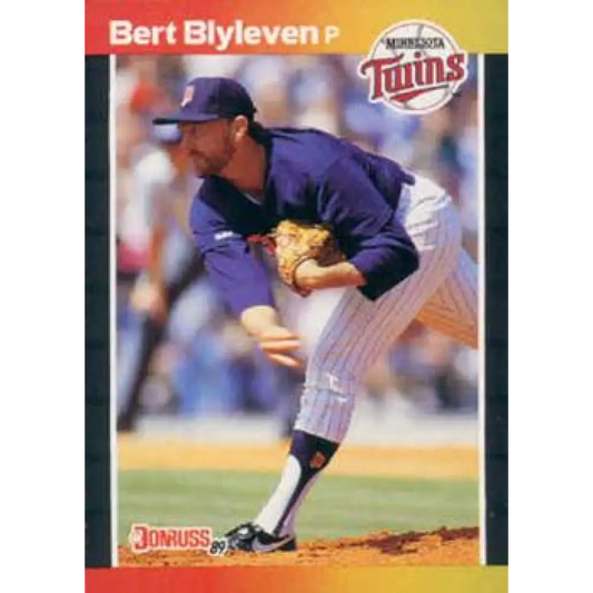 1989 Donruss #119 Bert Blyleven UER NM-MT Minnesota Twins Baseball Card Image 1