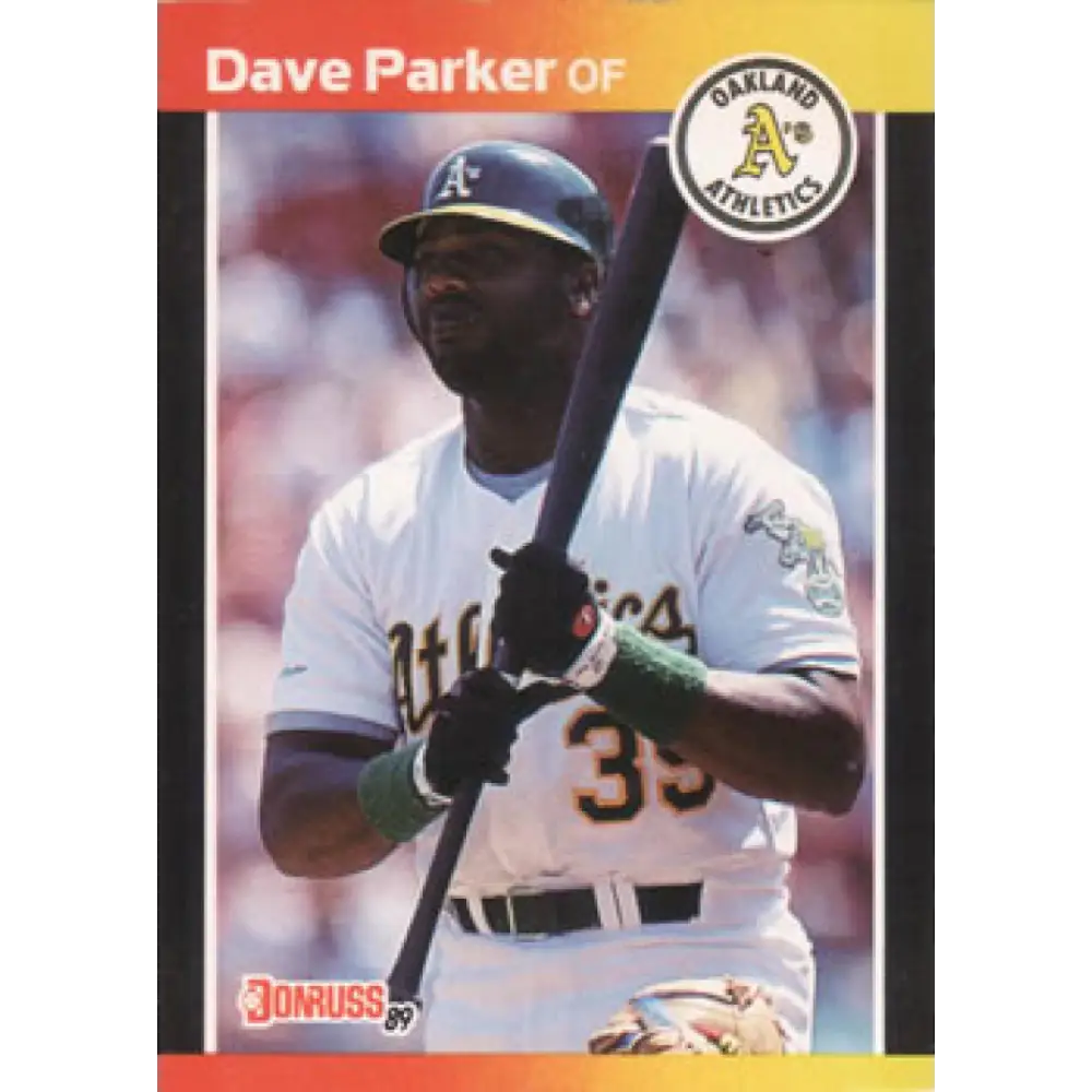 1989 Donruss #150 Dave Parker NM-MT Oakland Athletics Baseball Card Image 1