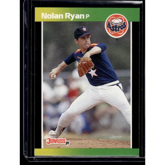 1989 Donruss #154 Nolan Ryan Houston Astros NM-MT Baseball Card Image 1