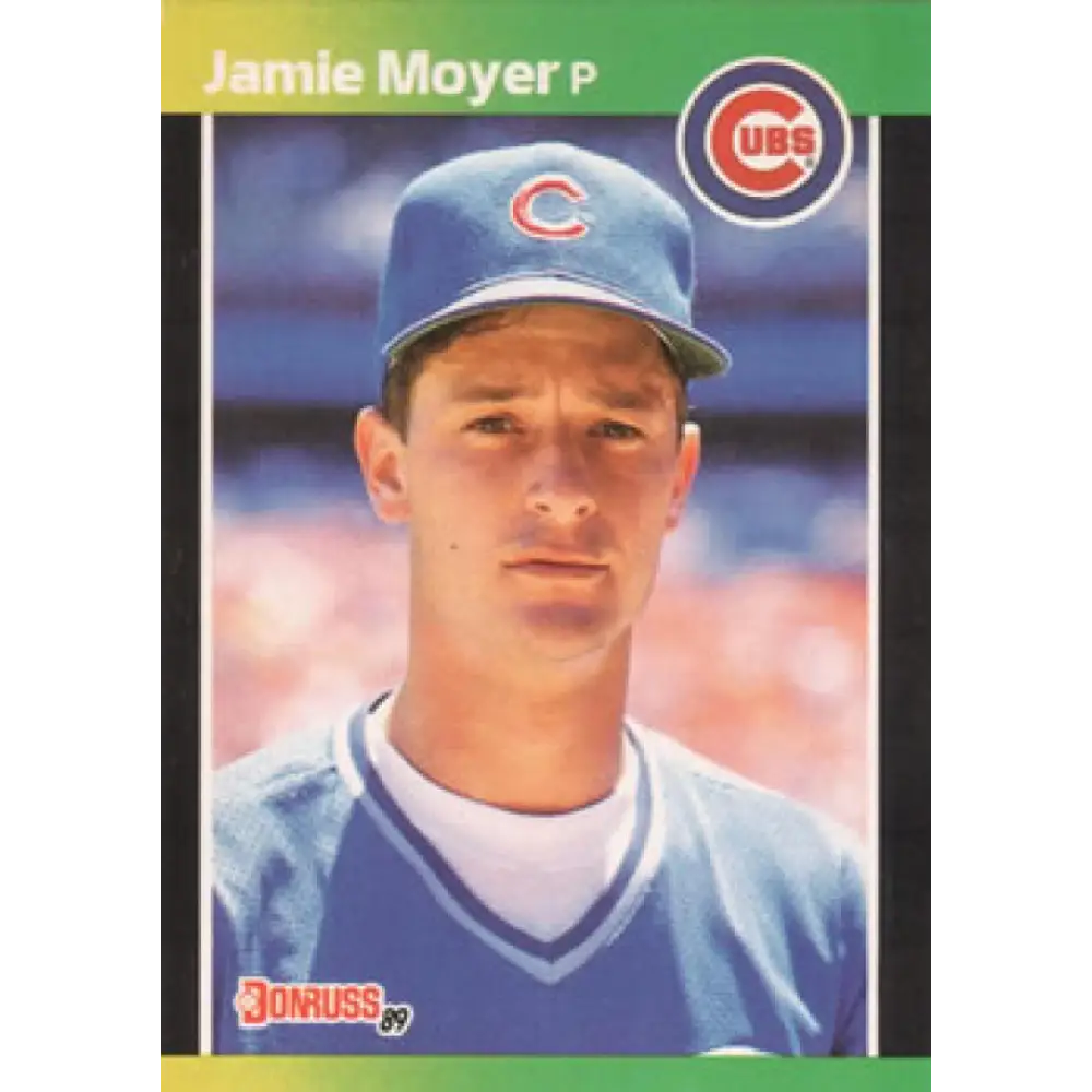 1989 Donruss #157 Jamie Moyer NM-MT Chicago Cubs Baseball Card Image 1