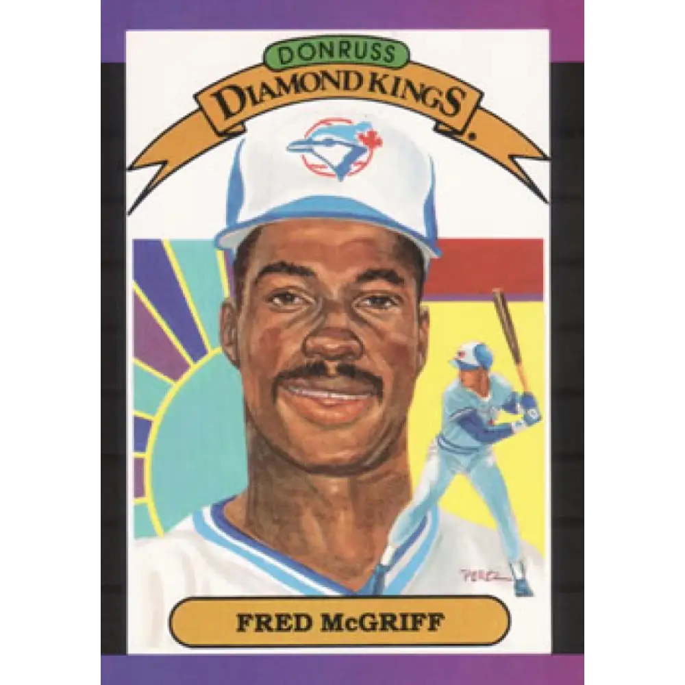 1989 Donruss #16 Fred McGriff DK NM-MT Toronto Blue Jays Baseball Card Image 1