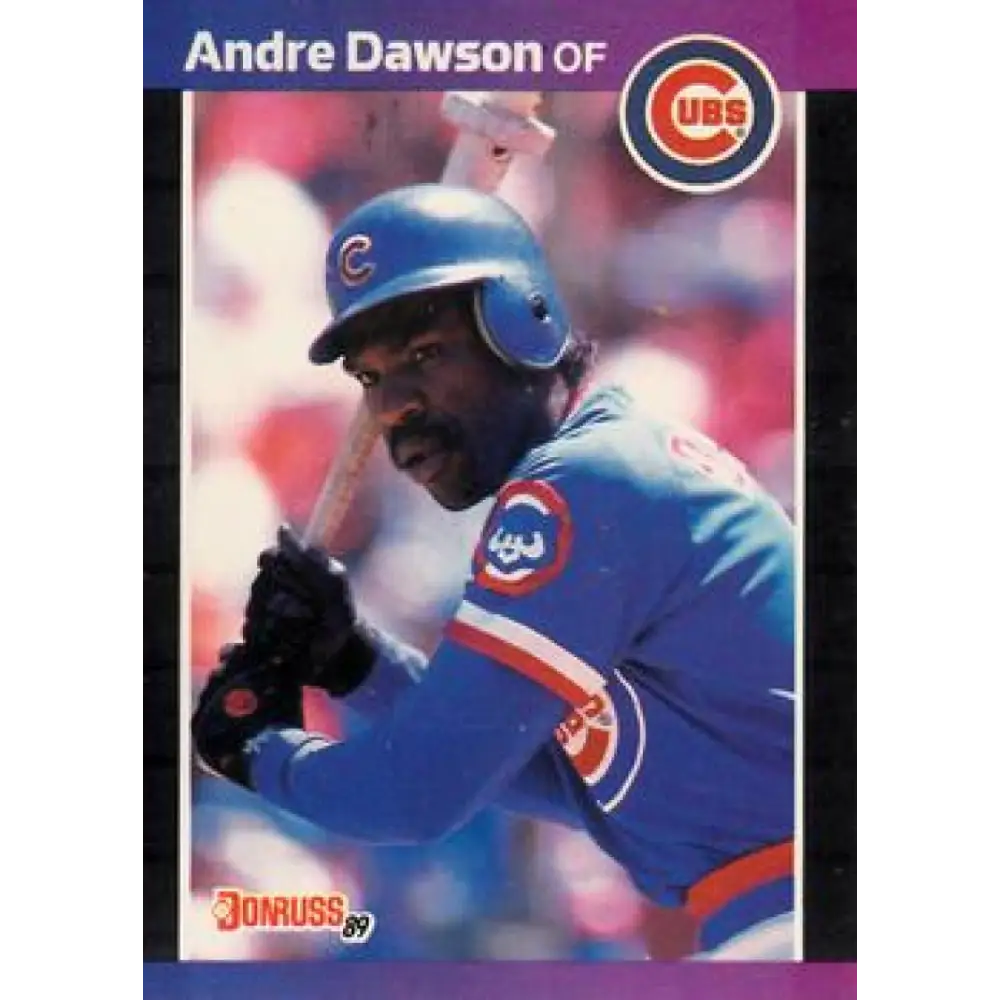 1989 Donruss #167 Andre Dawson NM-MT Chicago Cubs Baseball Card Image 1
