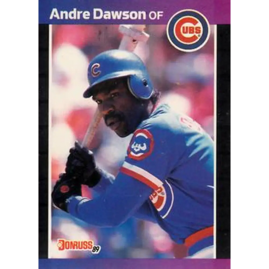 1989 Donruss #167 Andre Dawson NM-MT Chicago Cubs Baseball Card Image 1
