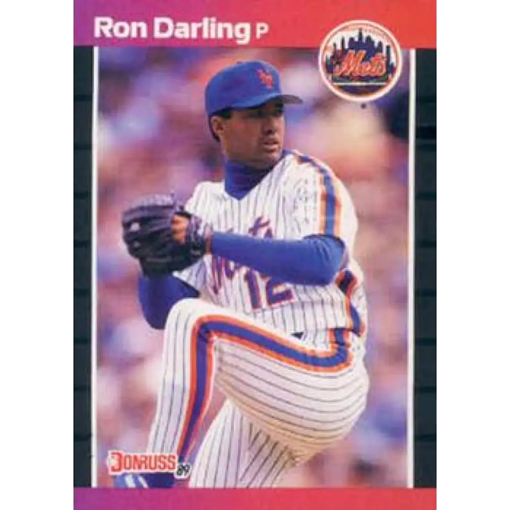 1989 Donruss #171 Ron Darling NM-MT New York Mets Baseball Card Image 1