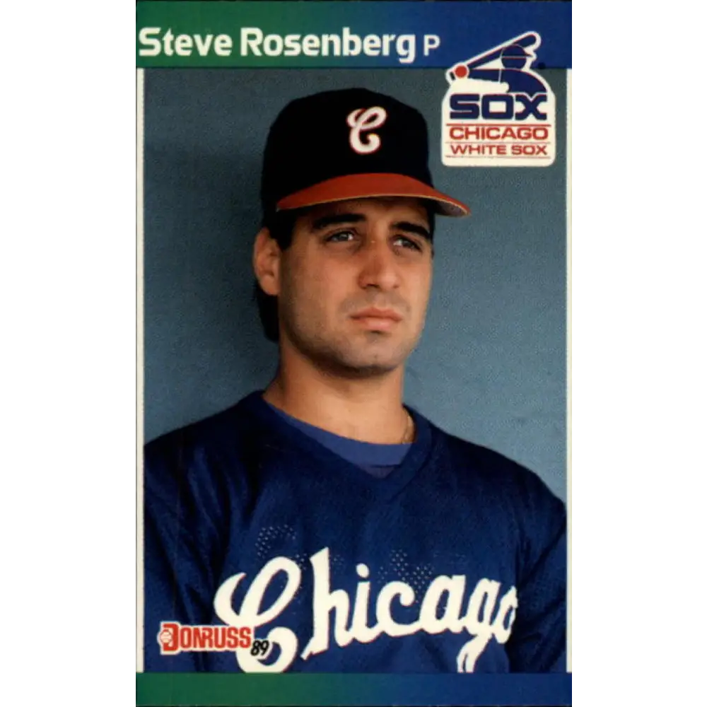 1989 Donruss #219 Steve Rosenberg NM-MT Chicago White Sox Baseball Card Image 1