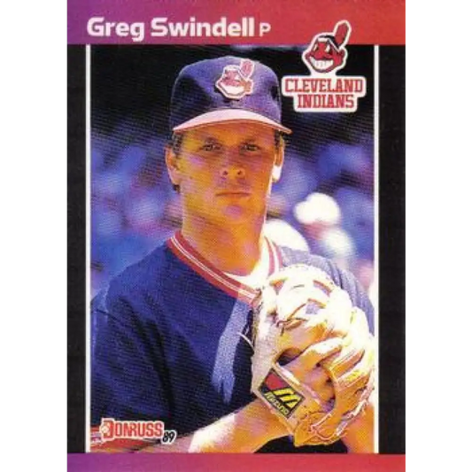 1989 Donruss #232 Greg Swindell NM-MT Cleveland Indians Baseball Card Image 1
