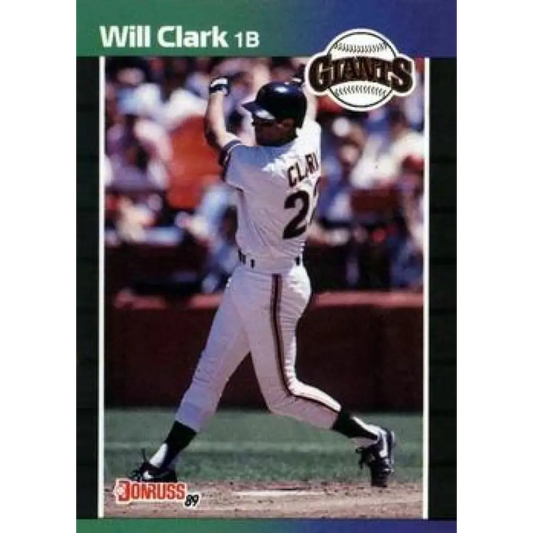 1989 Donruss #249 Will Clark NM-MT San Francisco Giants Baseball Card Image 1