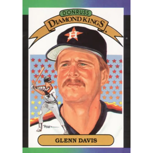 1989 Donruss #25 Glenn Davis DK NM-MT Houston Astros Baseball Card Image 1