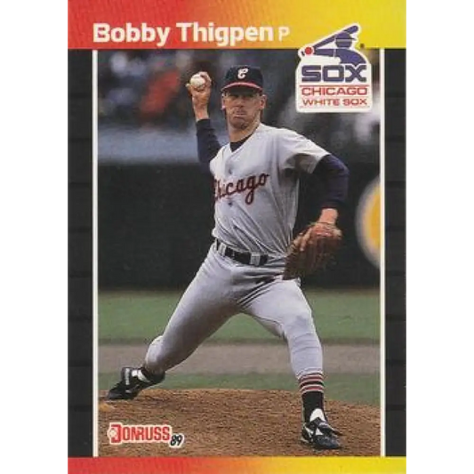 1989 Donruss #266 Bobby Thigpen NM-MT Chicago White Sox Baseball Card Image 1