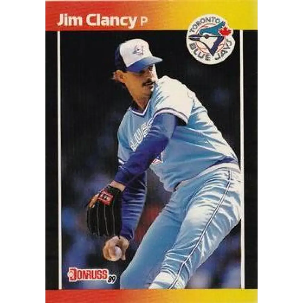 1989 Donruss #267 Jim Clancy NM-MT Toronto Blue Jays Baseball Card Image 1