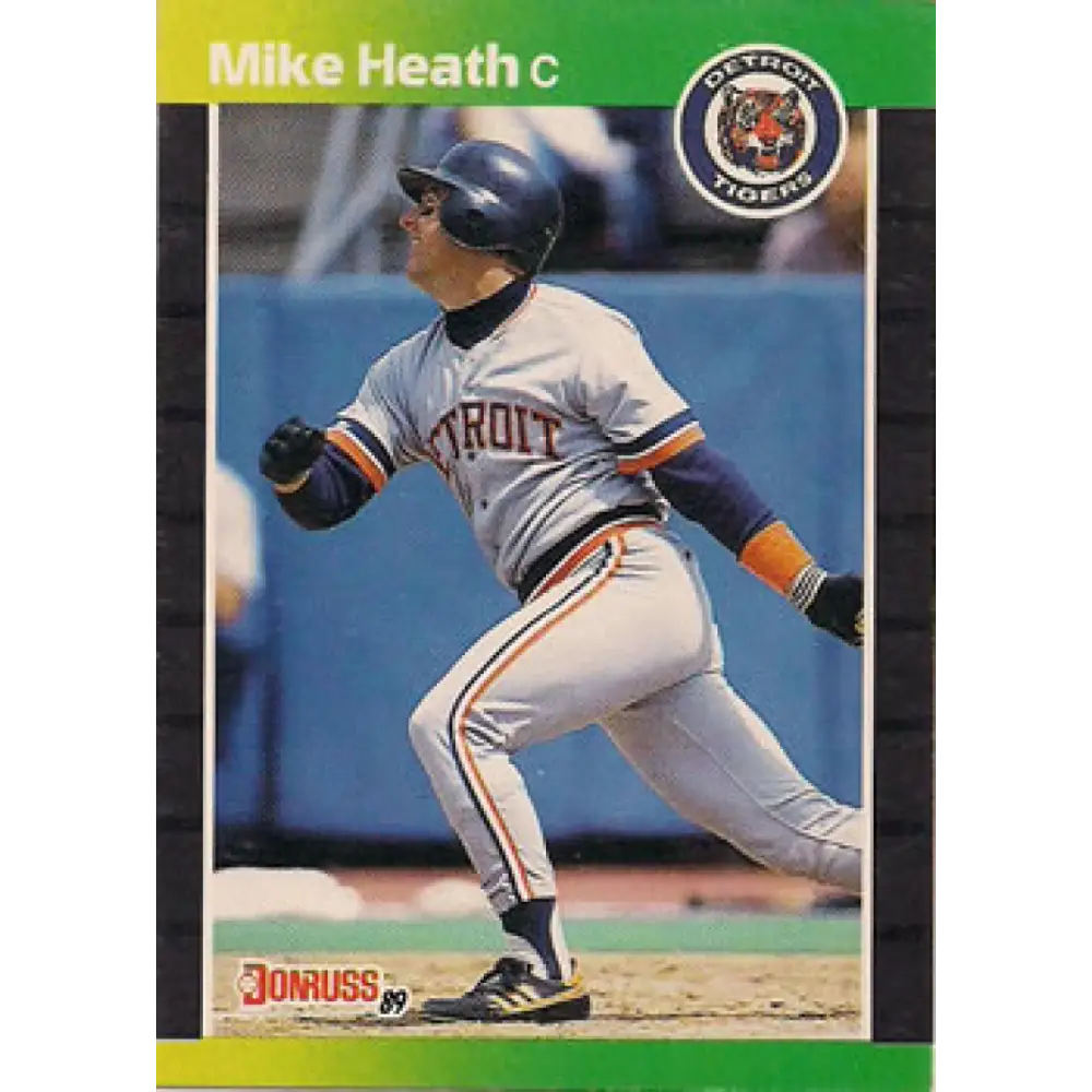 1989 Donruss #271 Mike Heath NM-MT Detroit Tigers Baseball Card Image 1