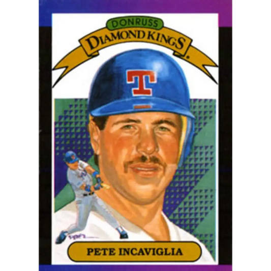 1989 Donruss #3 Pete Incaviglia DK NM-MT Texas Rangers Baseball Card Image 1