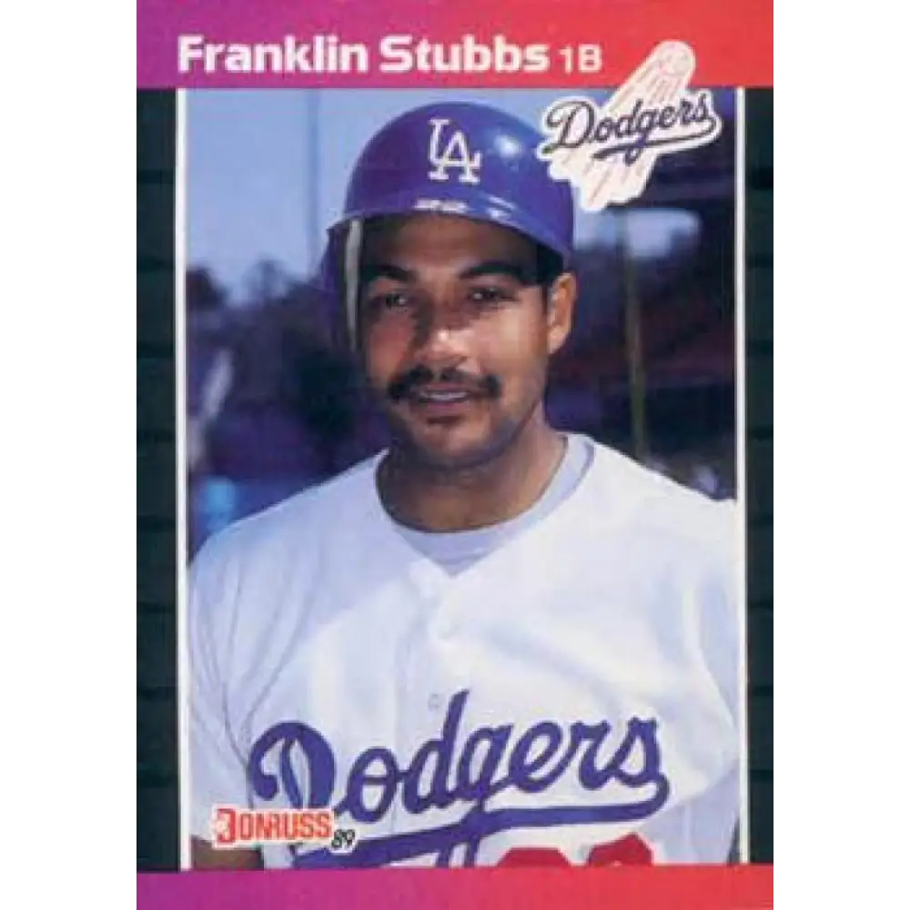 1989 Donruss #321 Franklin Stubbs NM-MT Los Angeles Dodgers Baseball Card Image 1