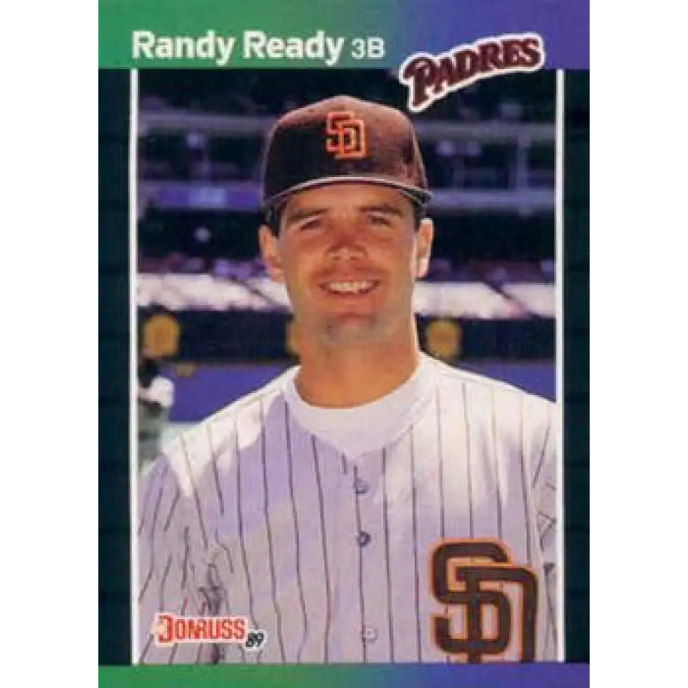 1989 Donruss #365 Randy Ready NM-MT San Diego Padres Baseball Card Image 1