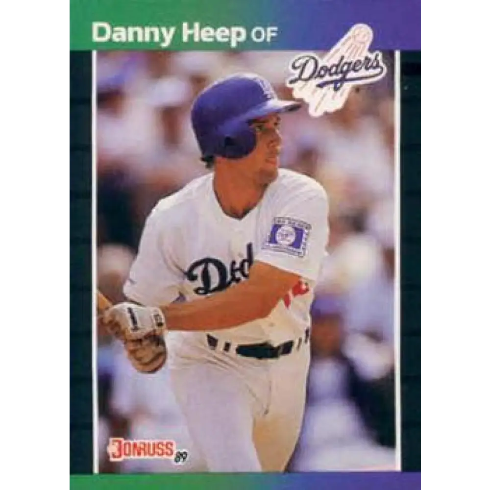 1989 Donruss #368 Danny Heep NM-MT Los Angeles Dodgers Baseball Card Image 1