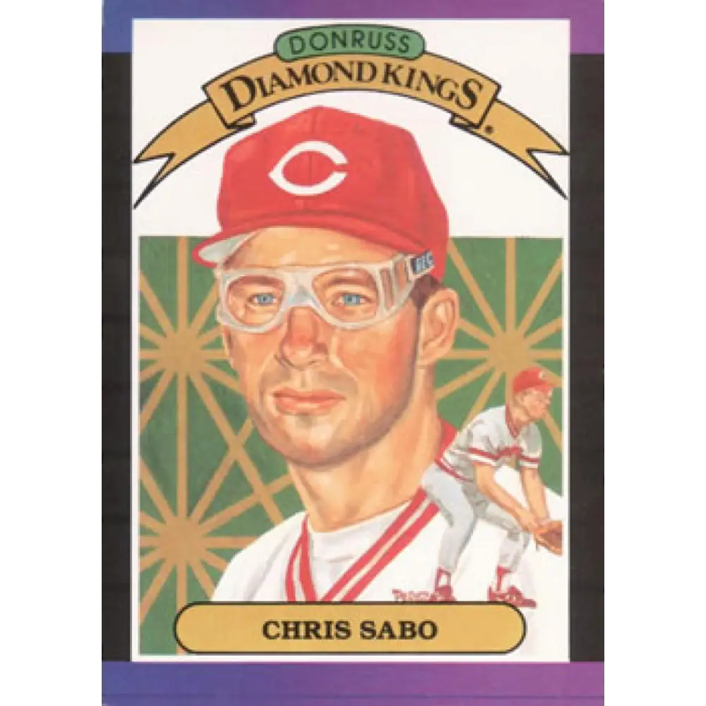 1989 Donruss #4 Chris Sabo DK DP NM-MT Cincinnati Reds Baseball Card Image 1