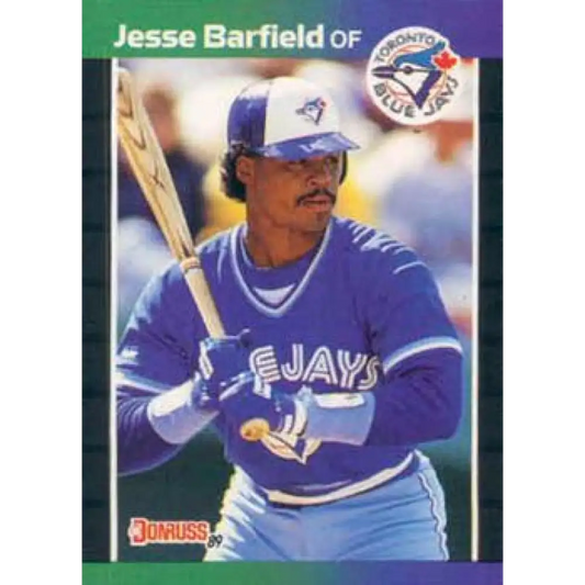 1989 Donruss #425 Jesse Barfield NM-MT Toronto Blue Jays Baseball Card Image 1