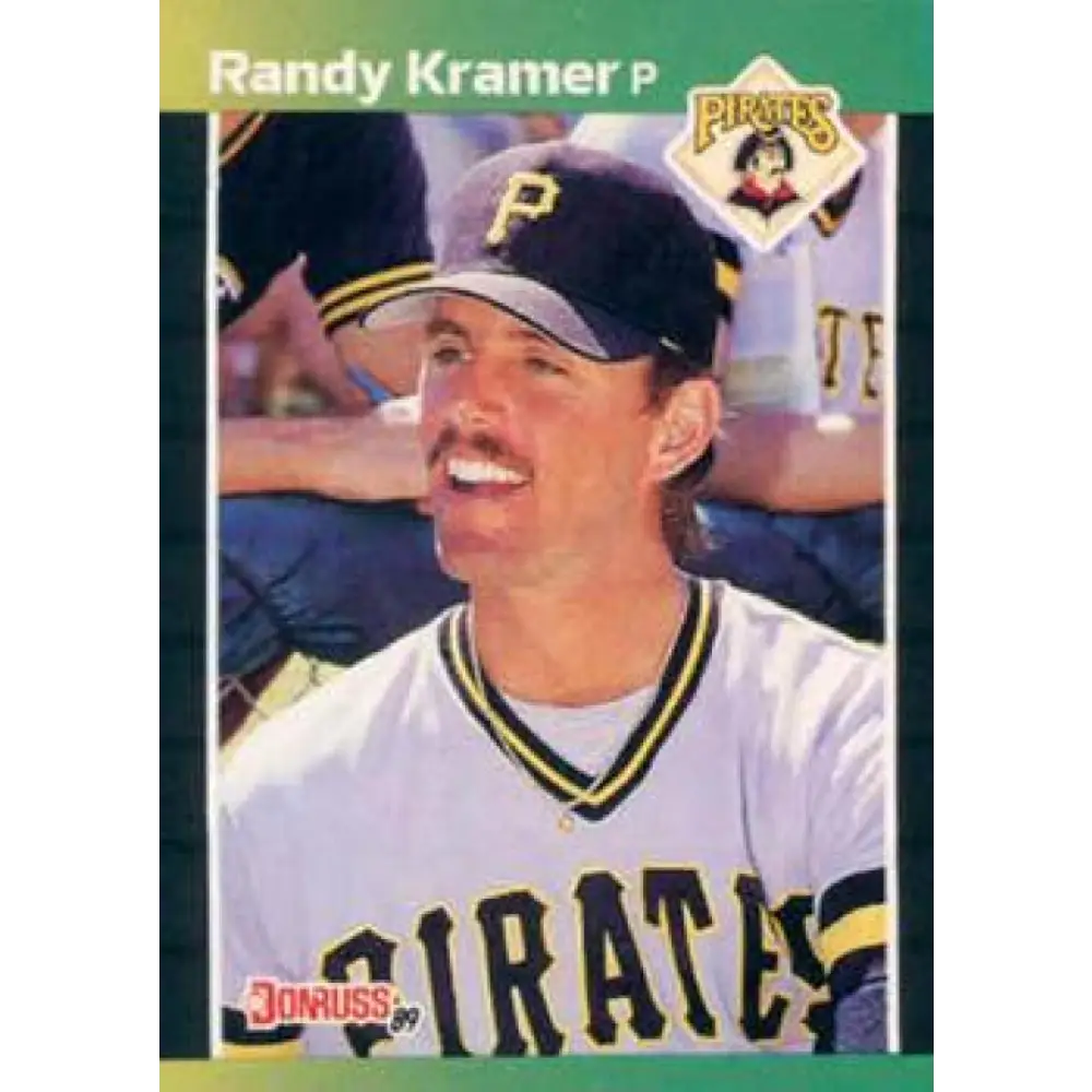 1989 Donruss #480 Randy Kramer NM-MT Pittsburgh Pirates Baseball Card Image 1