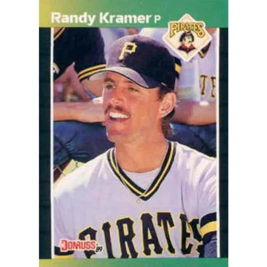 1989 Donruss #480 Randy Kramer NM-MT Pittsburgh Pirates Baseball Card Image 1