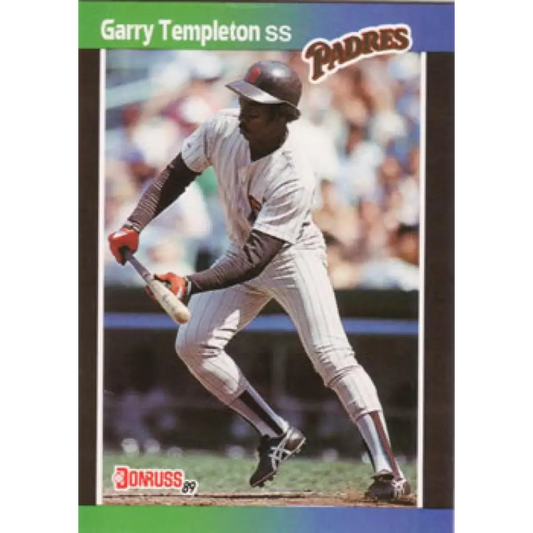 1989 Donruss #483 Garry Templeton NM-MT San Diego Padres Baseball Card Image 1