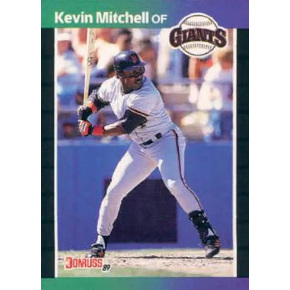 1989 Donruss #485 Kevin Mitchell NM-MT San Francisco Giants Baseball Card Image 1