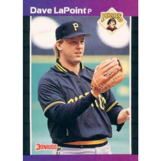 1989 Donruss #488 Dave LaPoint NM-MT Pittsburgh Pirates Baseball Card Image 1