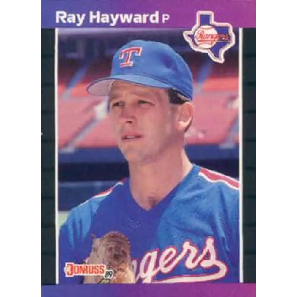 1989 Donruss #521 Ray Hayward DP NM-MT Texas Rangers Baseball Card Image 1