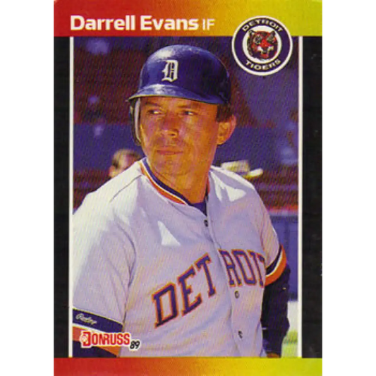 1989 Donruss #533 Darrell Evans DP NM-MT Detroit Tigers Baseball Card Image 1