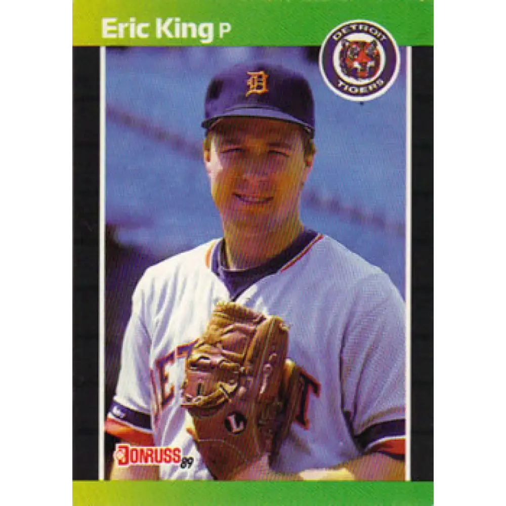 1989 Donruss #535 Eric King DP NM-MT Detroit Tigers Baseball Card Image 1