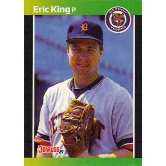 1989 Donruss #535 Eric King DP NM-MT Detroit Tigers Baseball Card Image 1